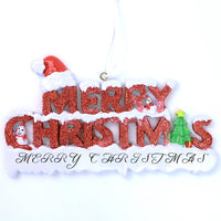 MERRY CHRISTMAS WORD ORNAMENT