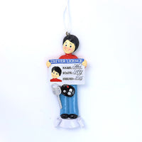 DRIVER LICENSE BOY ORNAMENT