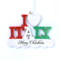 I LOVE ITALY ORNAMENT