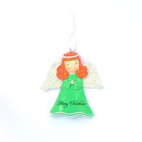 GREEN ANGEL ORNAMENT
