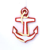 RED ANCHOR ORNAMENT