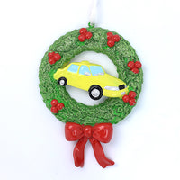 NYC TAXI WREATH ORNAMENT