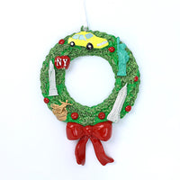 NYC WREATH ORNAMENT