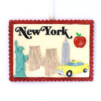 NY CLASSIC POSTCARD ORNAMENT