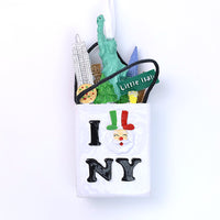 LITTLE ITALY NY SHOPPING BAG 3D ORNAMENT