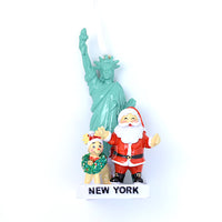 3D LIBERTY STATUE SANTA WITH REINDEER