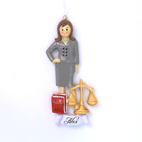 LAWYER GIRL ORNAMENT