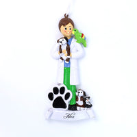VETERINARIAN BOY ORNAMENT