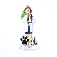 VETERINARIAN GIRL ORNAMENT