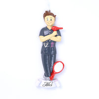 HAIRDRESSER BOY ORNAMENT