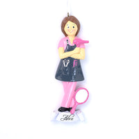 HAIRDRESSER GIRL ORNAMENT