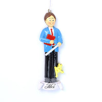 TEACHER BOY ORNAMENT