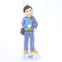 STUDENT BOY ORNAMENT