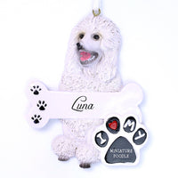 MINATURE POODLE ORNAMENT