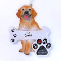 GOLDEN RETRIEVER ORNAMENT