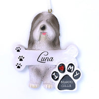 BEARDED COLLIE ORNAMENT