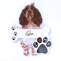 ENGLISH SPRINGER SPANIEL ORNAMENT