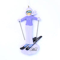 SKI GIRL ORNAMENT