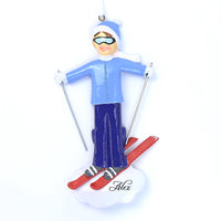 SKI BOY ORNAMENT