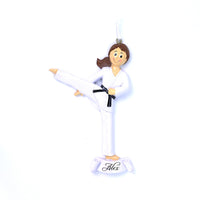 KARATE GIRL ORNAMENT