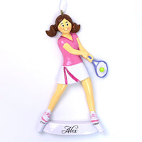 PINK TENNIS GIRL ORNAMENT