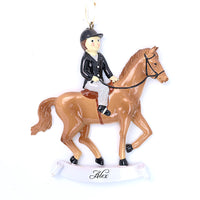 EQUESTRIAN BOY ORNAMENT