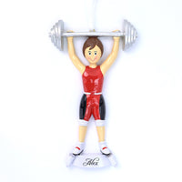 WEIGHTLIFTER ORNAMENT