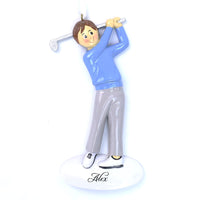 GOLFER BOY ORNAMENT