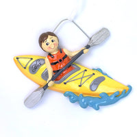 KAYAKING BOY ORNAMENT