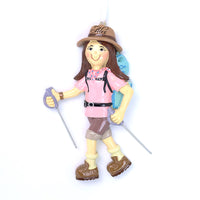 HIKING GIRL ORNAMENT