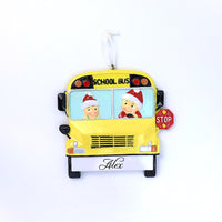 YELLOW SCHOOL BUS ORNAMENT