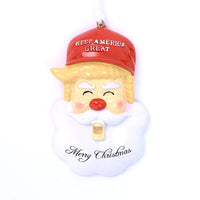MAGA SANTA HEAD ORNAMENT