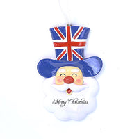 UK SANTA HEAD ORNAMENT