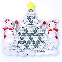 CHRISTMAS FAMILY TREE TABLETOP - RED