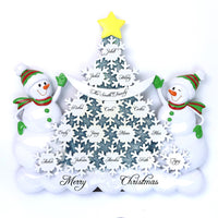 CHRISTMAS FAMILY TREE TABLETOP - GREEN