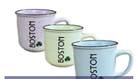 Boston Clover Speckled Camper Mug colourful