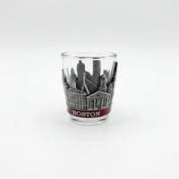 BOS SHOT LANDMARKS PEWTER RED