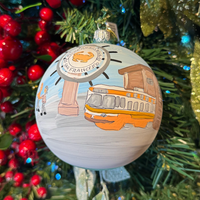 FISHERMAN'S WHARF GLASS BALL ORNAMENT