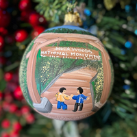 MUIR WOODS GLASS BALLS ORNAMENT