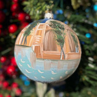 PALACE OF THE ARTS GLASS BALL ORNAMENT