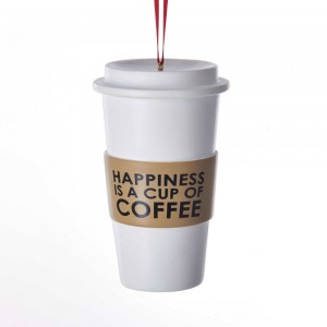 3.75"Resin Coffee Cup Orn
