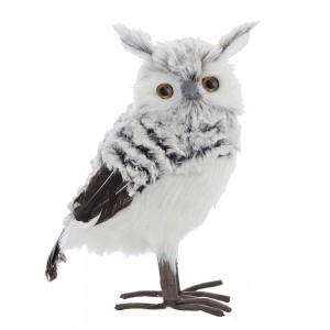 10"Gray/White Owl