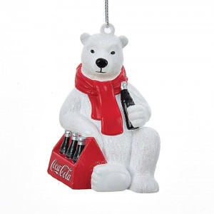 3.5"Coca-Cola Polar Bear 6-Pack Orn