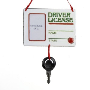 5""Driver License" W/Key Orn