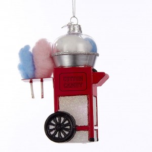4.75" Noble Gems Cotton Candy Machine Ornament