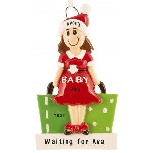 Mom To Be Personalized Christmas Ornament 