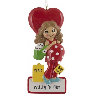 Mommy To Be Personalized Christmas Ornament