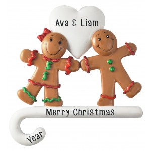 Sweet Love Couple Personalized Christmas Ornament 