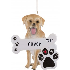 Labrador Golden Personalization Ornament