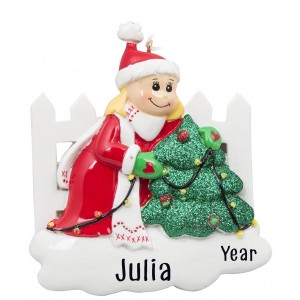 Decoration Girl Personalized Christmas Ornament 